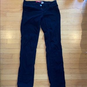 Corduroy black pants
